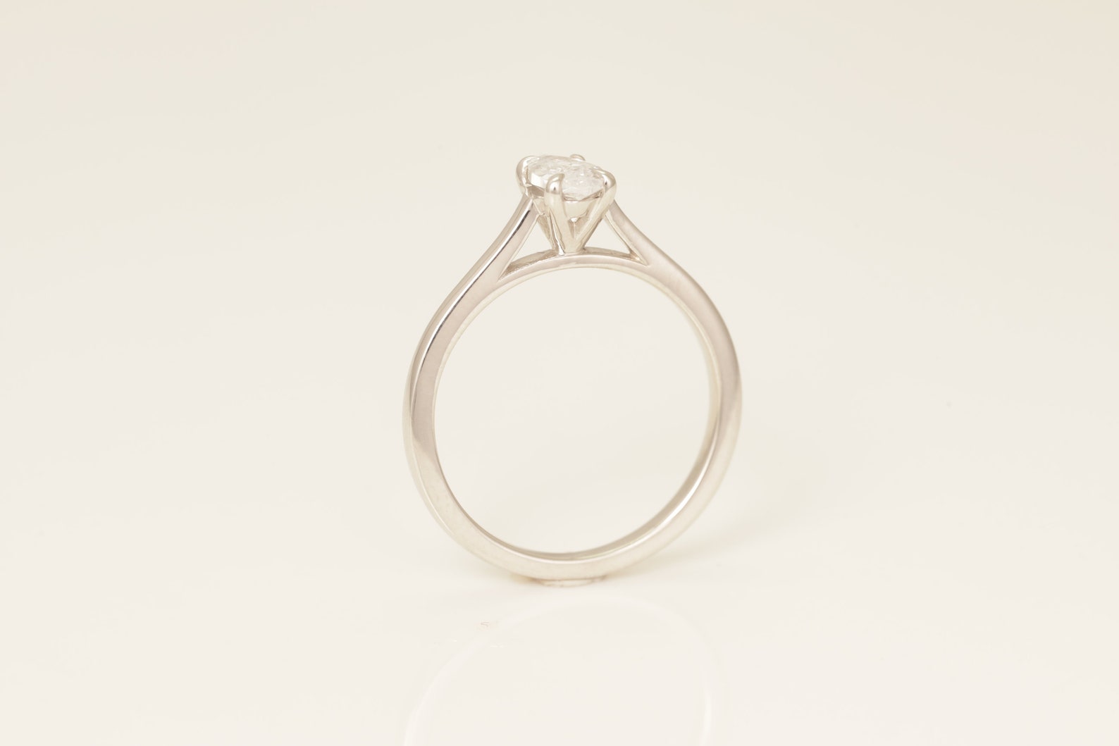 Marquise Cut Diamond Engagement Ring, Wedding Promise Ring, Minimalist Ring, Promise Ring, Ring for Women